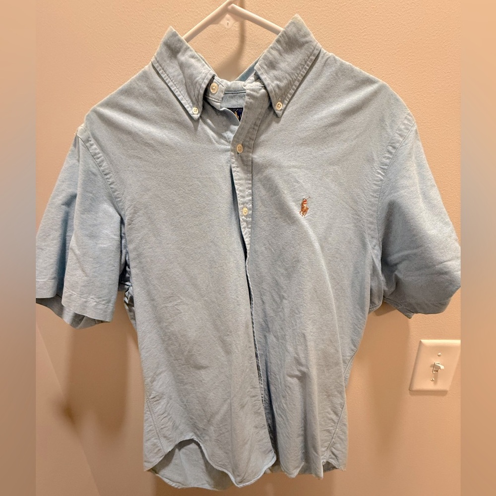 Men’s Oxford Short Sleeve Button Down